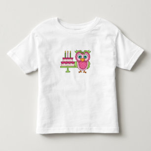 Mädchen 2T ~ Rosa Geburtstag Schale T Shirt