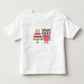 Mädchen 2T ~ Rosa Geburtstag Schale T Shirt