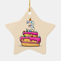 Mädchen 3. Geburtstag 3. Geburtstag, 3. auf Sweet