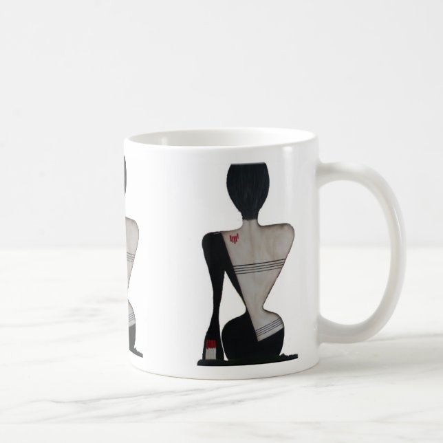 Mädchen 3D Kaffeetasse (Rechts)
