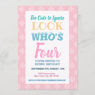 Mädchen 4. Geburtstag Einladung Sprichworte