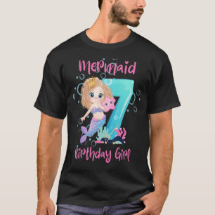 Mädchen 7. Geburtstag Diese Meerjungfrau ist 7 Jah T-Shirt