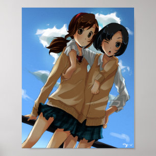 Mädchen 8 Zoll x 10 Zoll Matte Poster