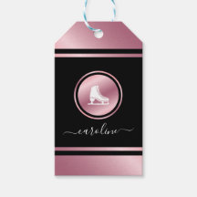 Mädchen Abbildung Skaten Rose Gold Ice Skate Name
