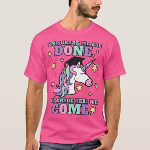 Mädchen Abschluss der zweiten Klasse Magical Unico T-Shirt