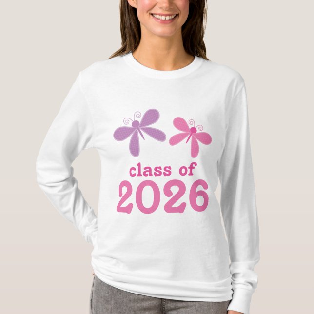 Mädchen-Abschluss-Geschenk 2026 T-Shirt (Vorderseite)
