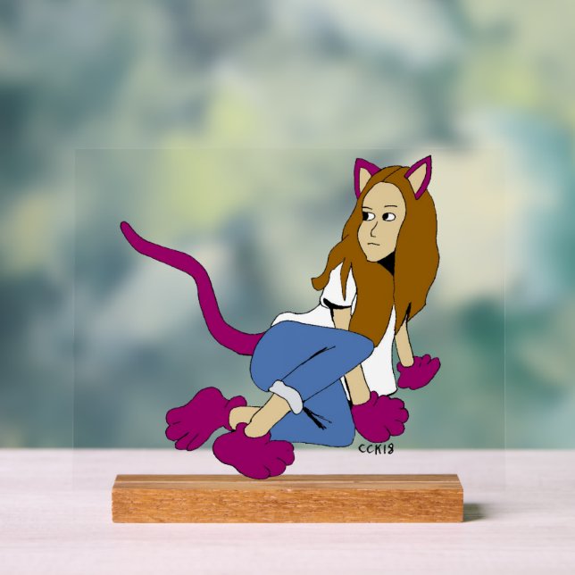 Mädchen Acrylschild (Neutral)