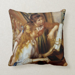 Mädchen am Klavier Kissen