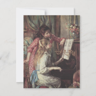Mädchen am Klavier von Pierre Renoir