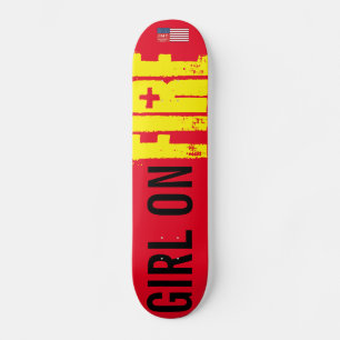 MÄDCHEN AUF FEUER Skateboard