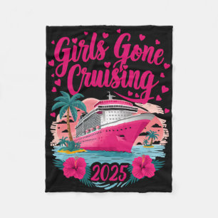 Mädchen auf Kreuzfahrt 2025 Frauen Kreuzfahrt Urla Fleecedecke