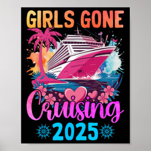 Mädchen auf Kreuzfahrt 2025 Frauen Kreuzfahrt Urla Poster