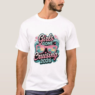 Mädchen auf Kreuzfahrt 2026 Kreuzfahrt Single-Urla T-Shirt