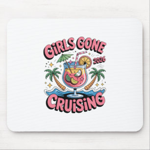 Mädchen auf Kreuzfahrt 2026 Trink Kreuzfahrt Urlau Mousepad