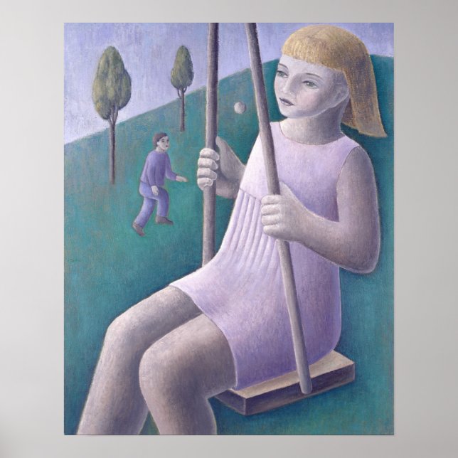 Mädchen auf Schaukel 1996 Poster (Vorne)