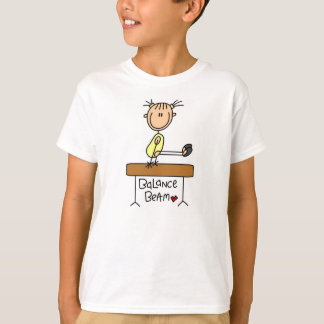 Mädchen auf Schwebebalken T-Shirt