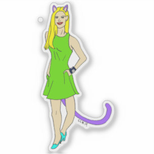 Mädchen Aufkleber