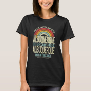 Mädchen aus Albuquerque New Mexico Heimat Zuhause T-Shirt