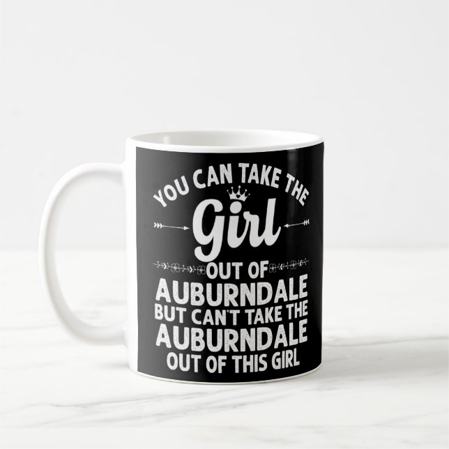 Mädchen aus Auburndale Fl Florida Funny Zuhause Ro Kaffeetasse (Links)
