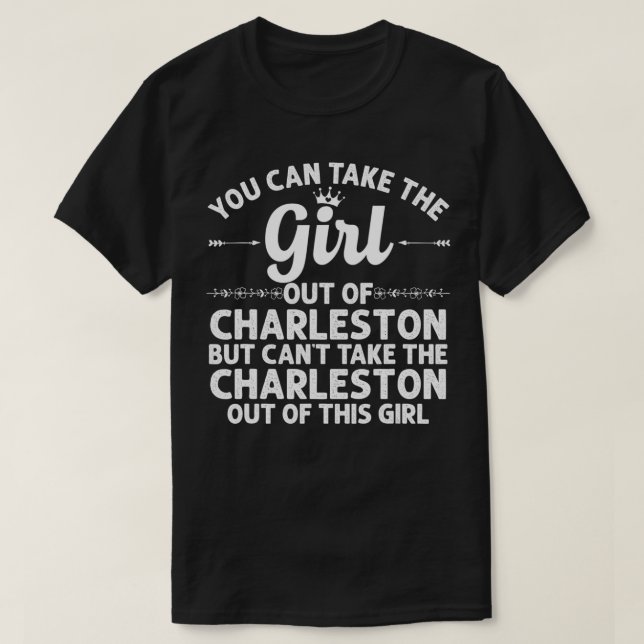 Mädchen aus CHARLESTON SC SÜDCAROLINA Geschenkfunn T-Shirt (Design vorne)