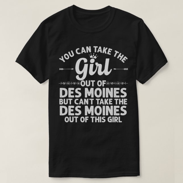 Mädchen aus dem MOINES WA WASHINGTON Geschenk Funn T-Shirt (Design vorne)