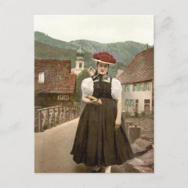 Mädchen aus dem Schwarzwald in Deutschland (c. 190 Postkarte