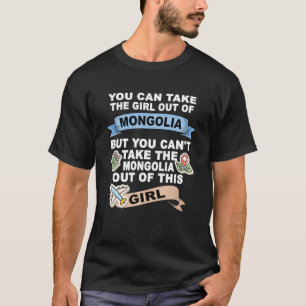 Mädchen aus der Mongolei Umsiedlung aus der Mongol T-Shirt