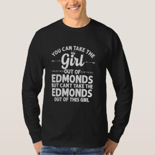 Mädchen aus Edmonds Wa Washington Funny Zuhause Ro T-Shirt