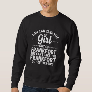 Mädchen aus Frankfort in Indiana Funny Zuhause Roo Sweatshirt
