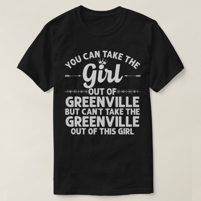 Mädchen aus GREENVILLE MS MISSISSIPPI Geschenk Fun T-Shirt (Design vorne)