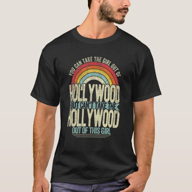 Mädchen aus Hollywood Florida Heimat Zuhause Holly T-Shirt (Vorderseite)