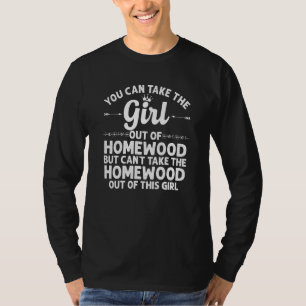 Mädchen aus Homewood Al Alabama Funny Zuhause Root T-Shirt