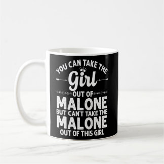 Mädchen aus Malone Ny New York Funny Zuhause Roots Kaffeetasse