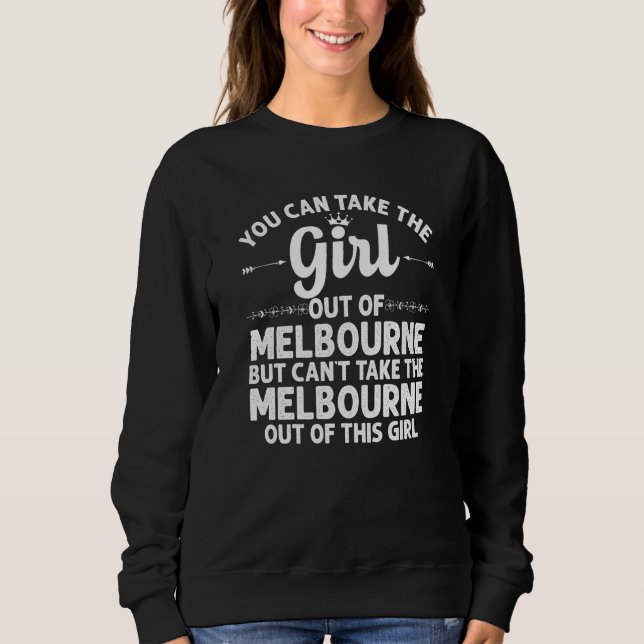 Mädchen aus Melbourne Fl Florida Funny Zuhause Roo Sweatshirt (Vorderseite)
