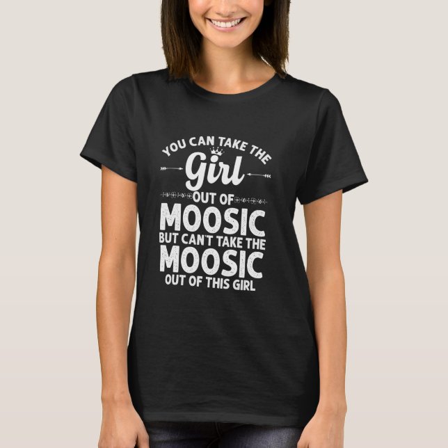 Mädchen aus moosic Pa Pennsylvania Funny Zuhause R T-Shirt (Vorderseite)