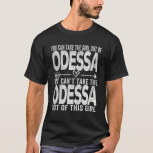 Mädchen aus Odessa Texas Heimat Zuhause Odessa T-Shirt