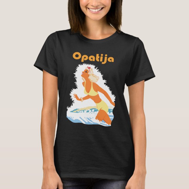 Mädchen aus Opatija T-Shirt (Vorderseite)