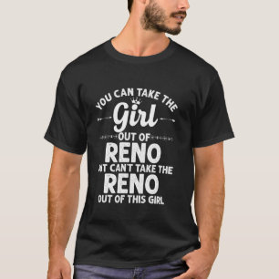 Mädchen aus Reno Nv Nevada Funny Zuhause Roots Usa T-Shirt