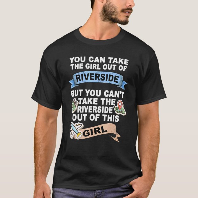 Mädchen aus Riverside City T-Shirt (Vorderseite)