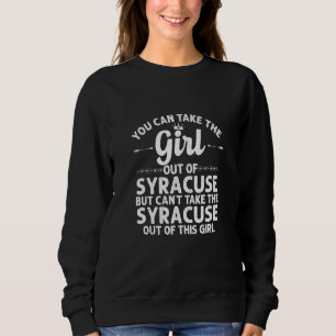 Mädchen aus Syrakus Ut Utah Funny Zuhause Roots Us Sweatshirt