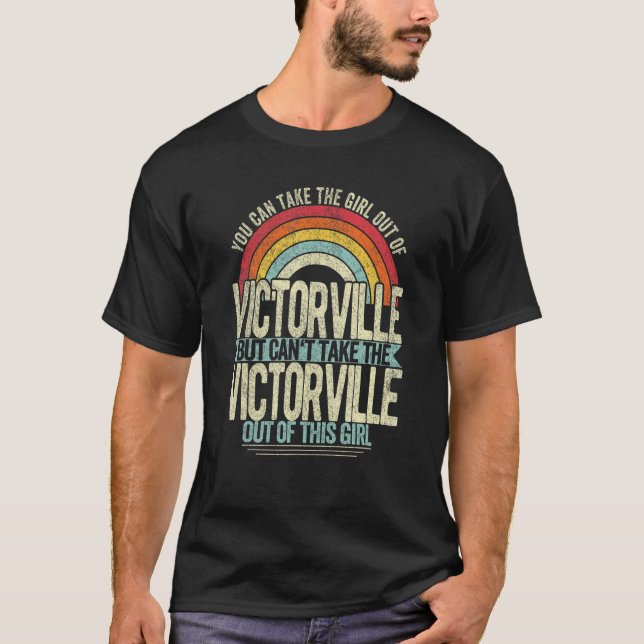 Mädchen aus Victorville California Heimat Zuhause  T-Shirt (Vorderseite)