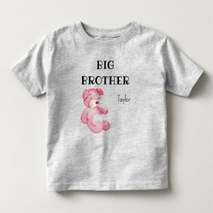 Mädchen Baby Shower Outzug süßer großer Bruder 2T Kleinkind T-shirt