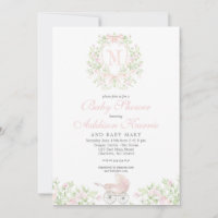 Mädchen Babysportwagen Monogramm