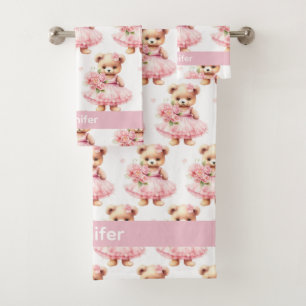 Mädchen-Bade- und Handtuch-Set für Babys und Klein Badhandtuch Set