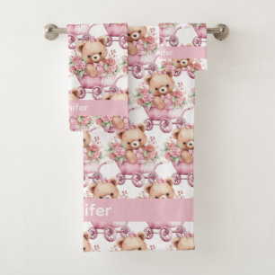 Mädchen-Bade- und Handtuch-Set für Babys und Klein Badhandtuch Set