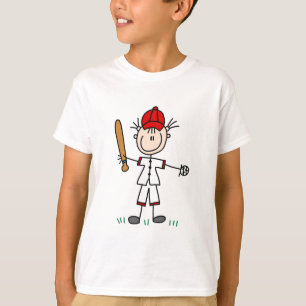 Mädchen-Baseball-Spieler-T-Shirts und Geschenke T-Shirt