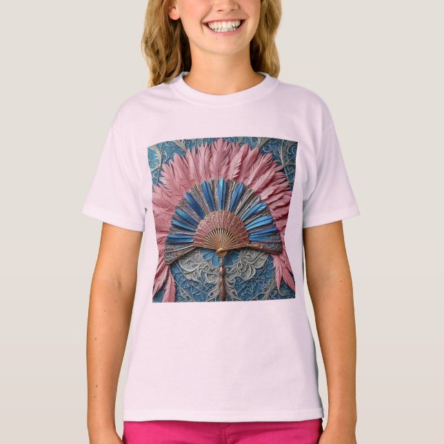 Mädchen Basic T-Shirt (Vorderseite)