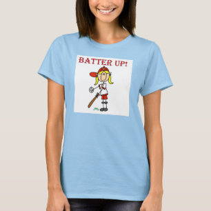 Mädchen Batter Up T-Shirts und Geschenke