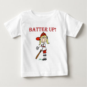 Mädchen Batter Up T-Shirts und Geschenke