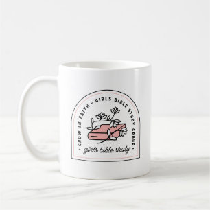 Mädchen Bibelstudium Lesegruppe Ästhetik Kaffeetasse